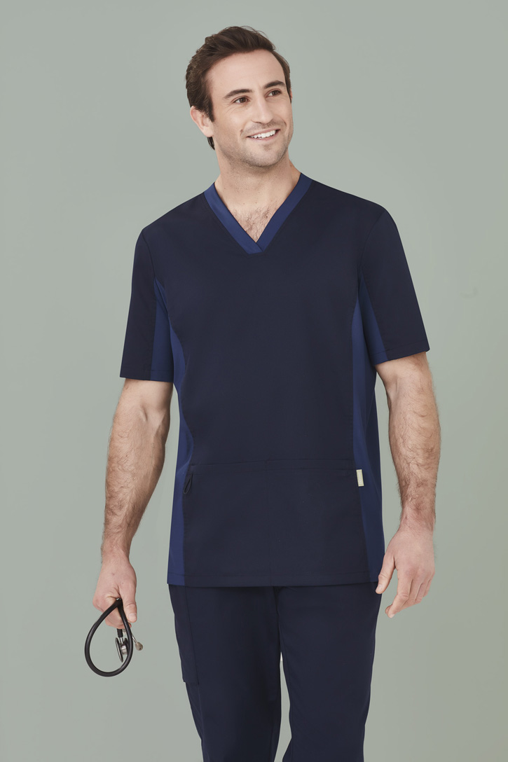 CST043MS-Mens Riley V-Neck Scrub Top