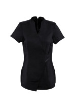 H630L - Ladies Spa Modern Wrap Style Beauty Tunics