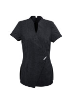 H630L - Ladies Spa Modern Wrap Style Beauty Tunics