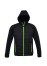 J515M - Mens Quilted Contrast Zip-Up Hoodie