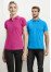 Mens Neon Slim Fit Black Polo