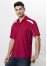 P244MS - Mens United 100% BIZCOOL Contrast Shoulder Polo