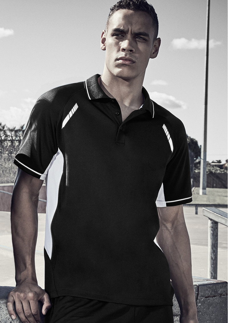 P700MS - Mens Renegade Silver Reflective 100% BIZCOOL Polo