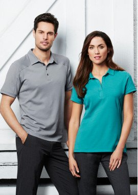 P706MS - Mens Profile Self Fabric Collar BIZCOOL  Polo