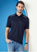 Mens Sonar Black Polo Mens Sonar Black Polo