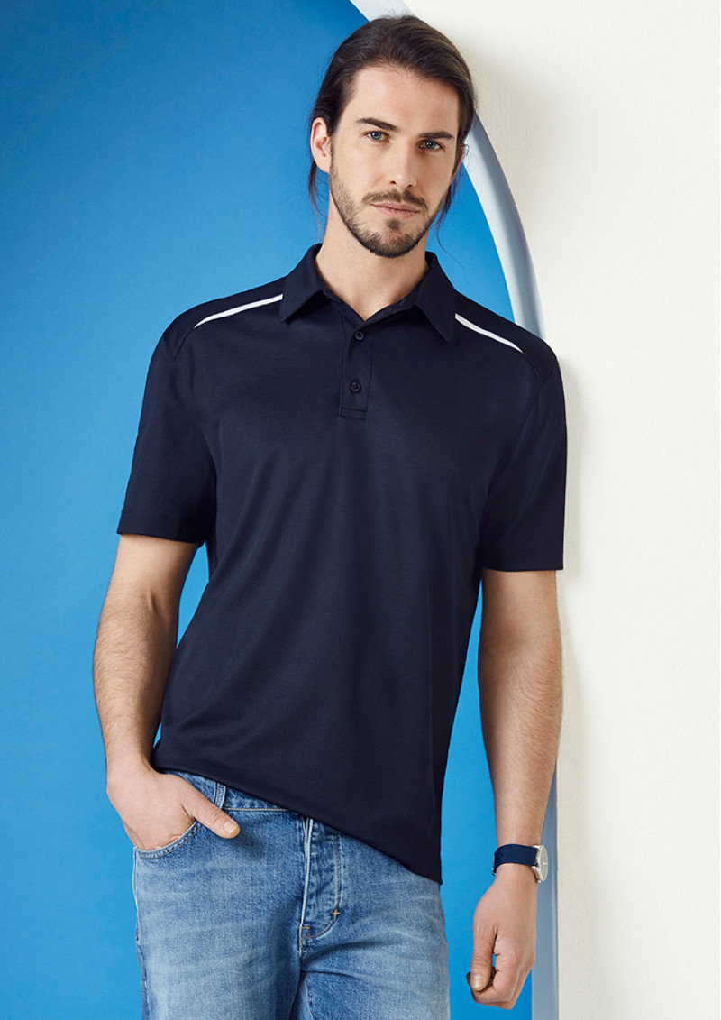 Mens Sonar Black Polo