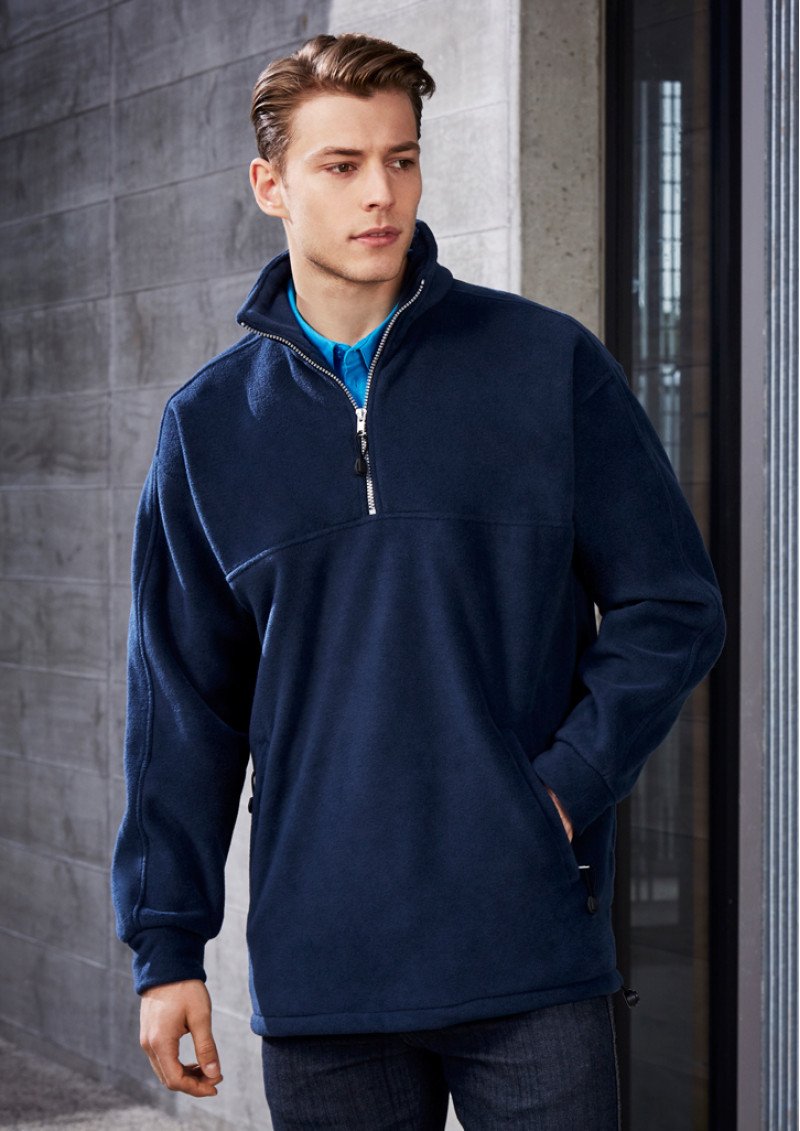 PF380 - Mens Heavy Weight 1/2 Zip Winter Fleece Pull Over