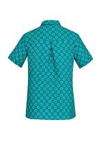 CS948LS - Womens Easy Stretch Daisy Print Short Sleeve Shirt