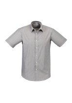 S121MS - Mens Berlin Cotton-Rich Stripe Short Sleeve Shirt