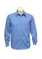 SH816 - Mens Long Sleeve Micro Check Shirt