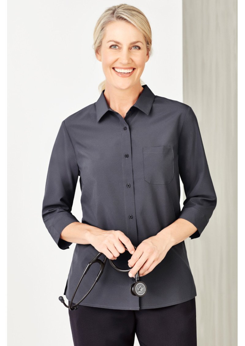 CS951LT - Womens Easy Stretch 3/4 Sleeve Shirt