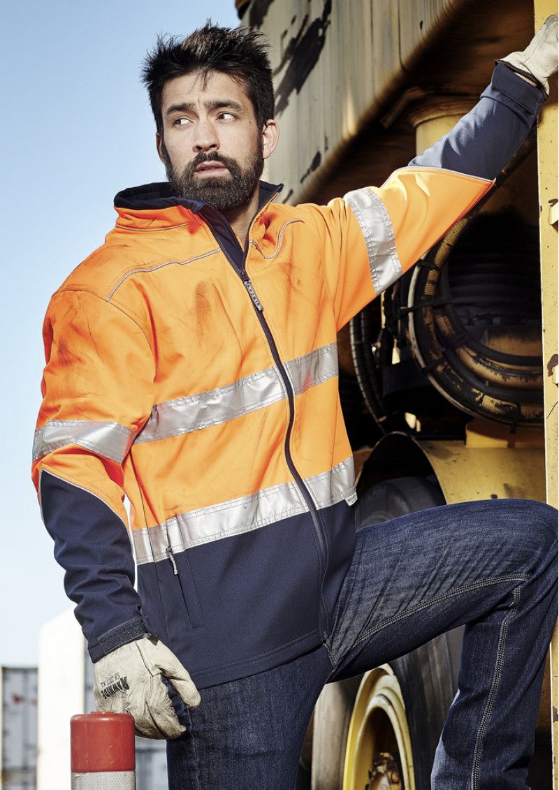 ZJ353 - Hi Vis SYZMIK Day/Night Soft Shell Jacket