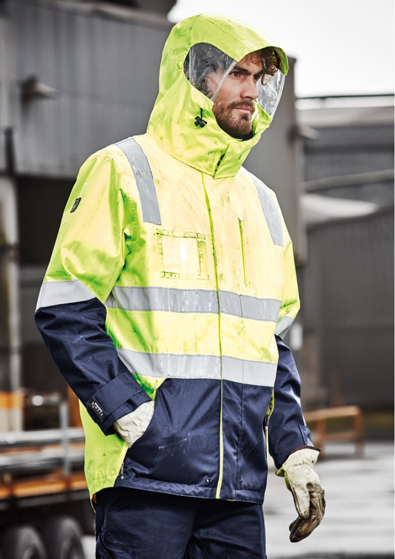 ZJ530 - SYZMIK Hi Vis 4 in 1 Waterproof Jacket