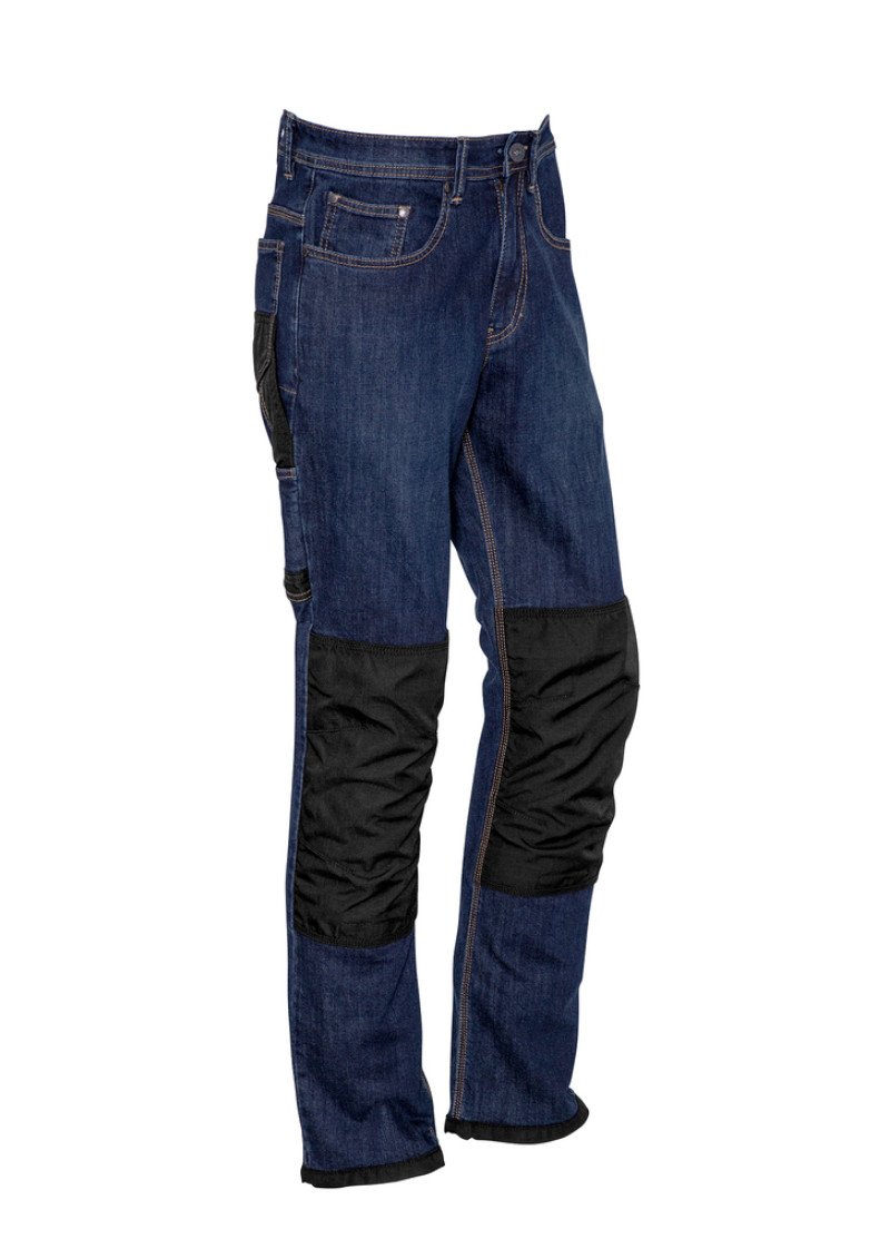 ZP508 - Mens Heavy Duty Cordura Stretch Denim Work Jeans