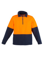 ZT460 - Hi Vis SYZMIK  Half Zip Polar Fleece Jumper