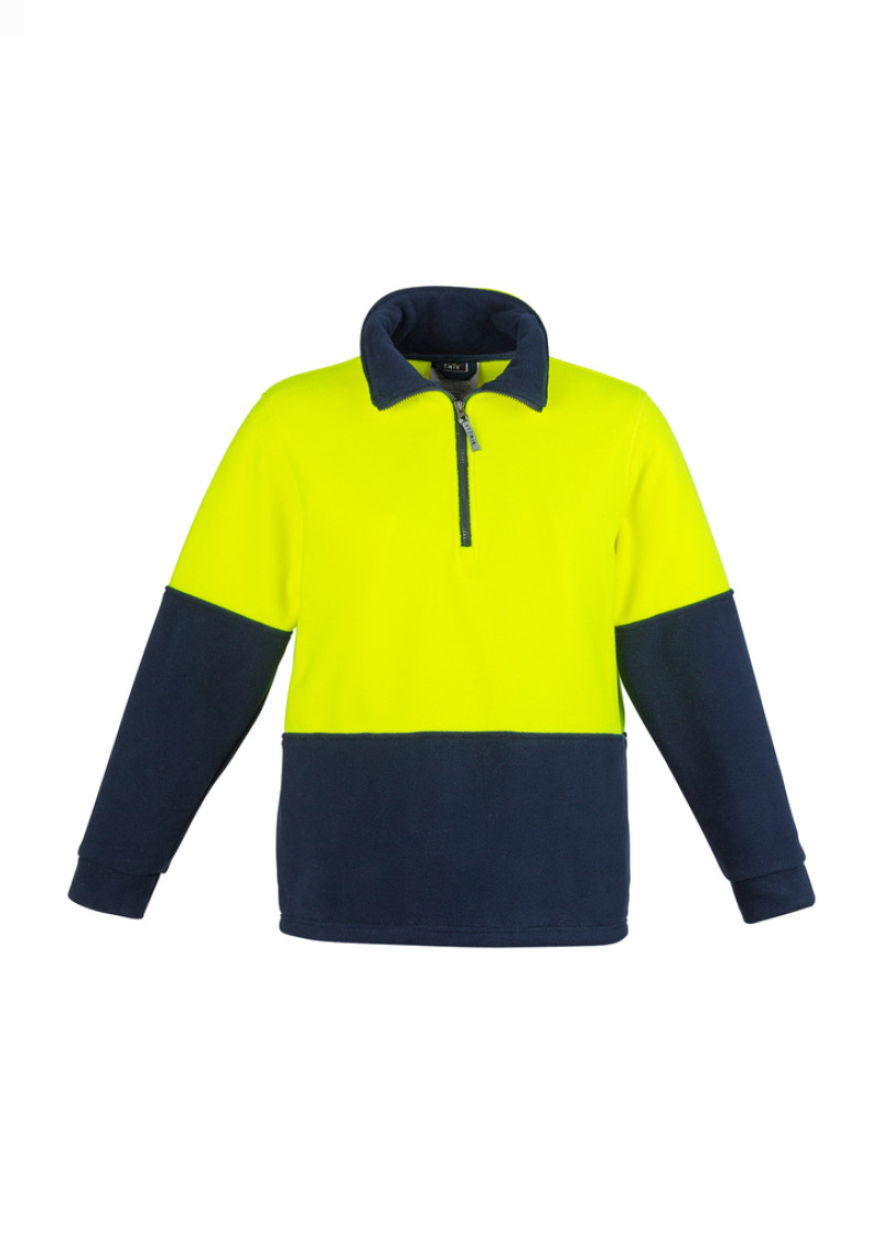 ZT460 - Hi Vis SYZMIK  Half Zip Polar Fleece Jumper