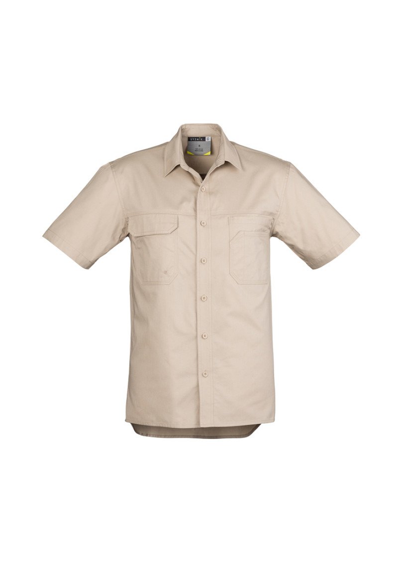 ZW120 - Mens SYZMIK Light Weight Tradie  Short Sleeves Shirt