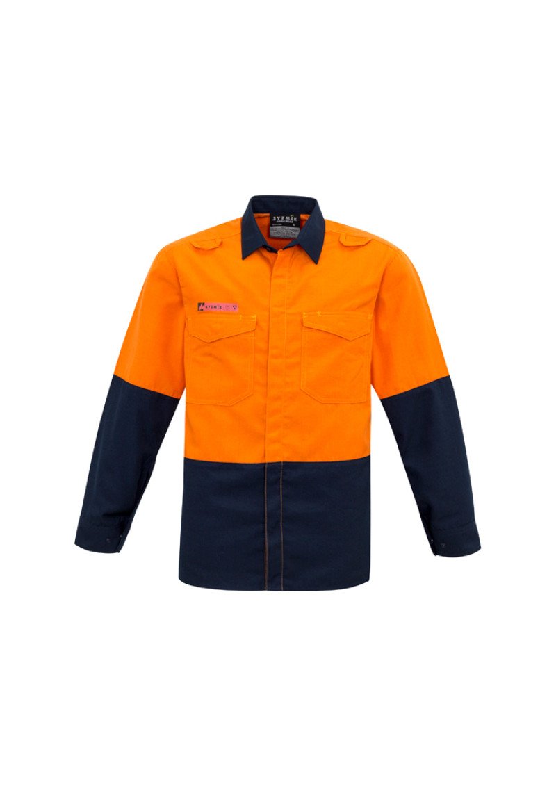 ZW138 - Mens Hi Vis Spliced Shirt