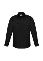 ZW400 - Mens 100% Cotton Rugged Cooling Long Sleeve Work Shirt