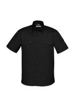 ZW405 - Rugged Cooling Mens Short Sleeve 100% Cotton Shirt