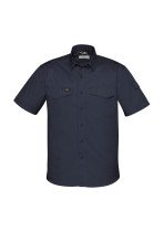 ZW405 - Rugged Cooling Mens Short Sleeve 100% Cotton Shirt