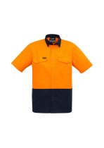 ZW815 - Mens Rugged Cooling Hi Vis SYZMIK Short Sleeve Shirt