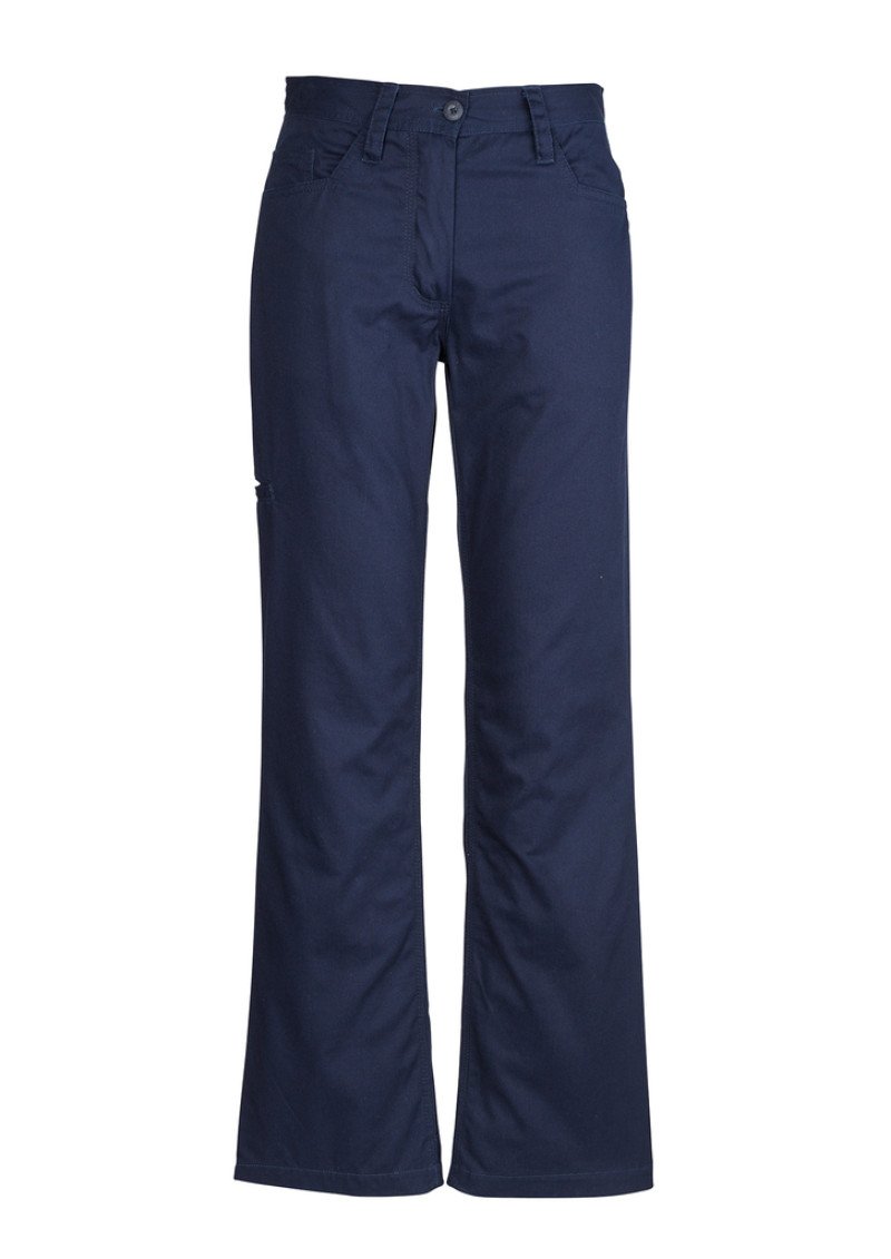 ZWL002 - Ladies 100% Cotton Twill Plain Utility Pant