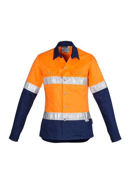 ZWL123 - Ladies Day/Night SYZMIK Hoop Taped Industrial Shirt