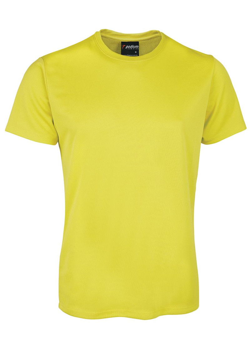 JBs Podium Dry Fit Adults Daffodil Tee