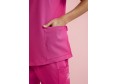 CST245LS - WOMENS PINK V-NECK SCRUB TOP