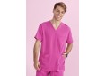 CST250US - UNISEX PINK V-NECK SCRUB TOP