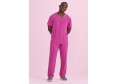 CST250US - UNISEX PINK V-NECK SCRUB TOP