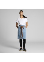 1085 - AS Colour Denim Half Apron