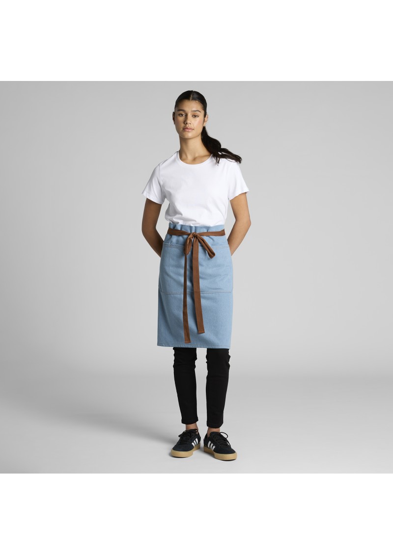 1085 - AS Colour Denim Half Apron