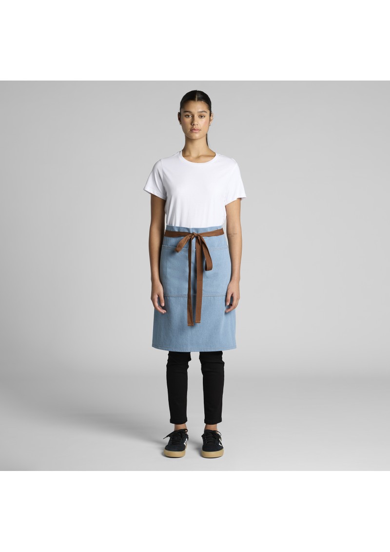 1085 - AS Colour Denim Half Apron