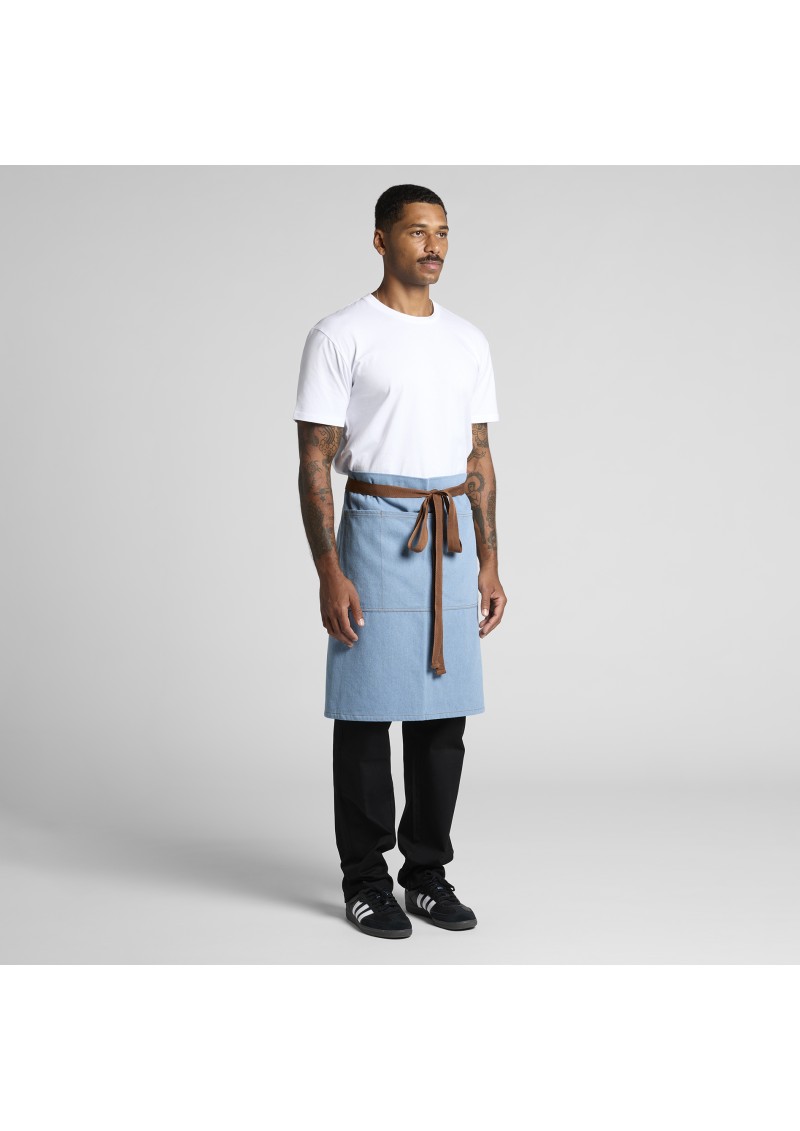 1085 - AS Colour Denim Half Apron