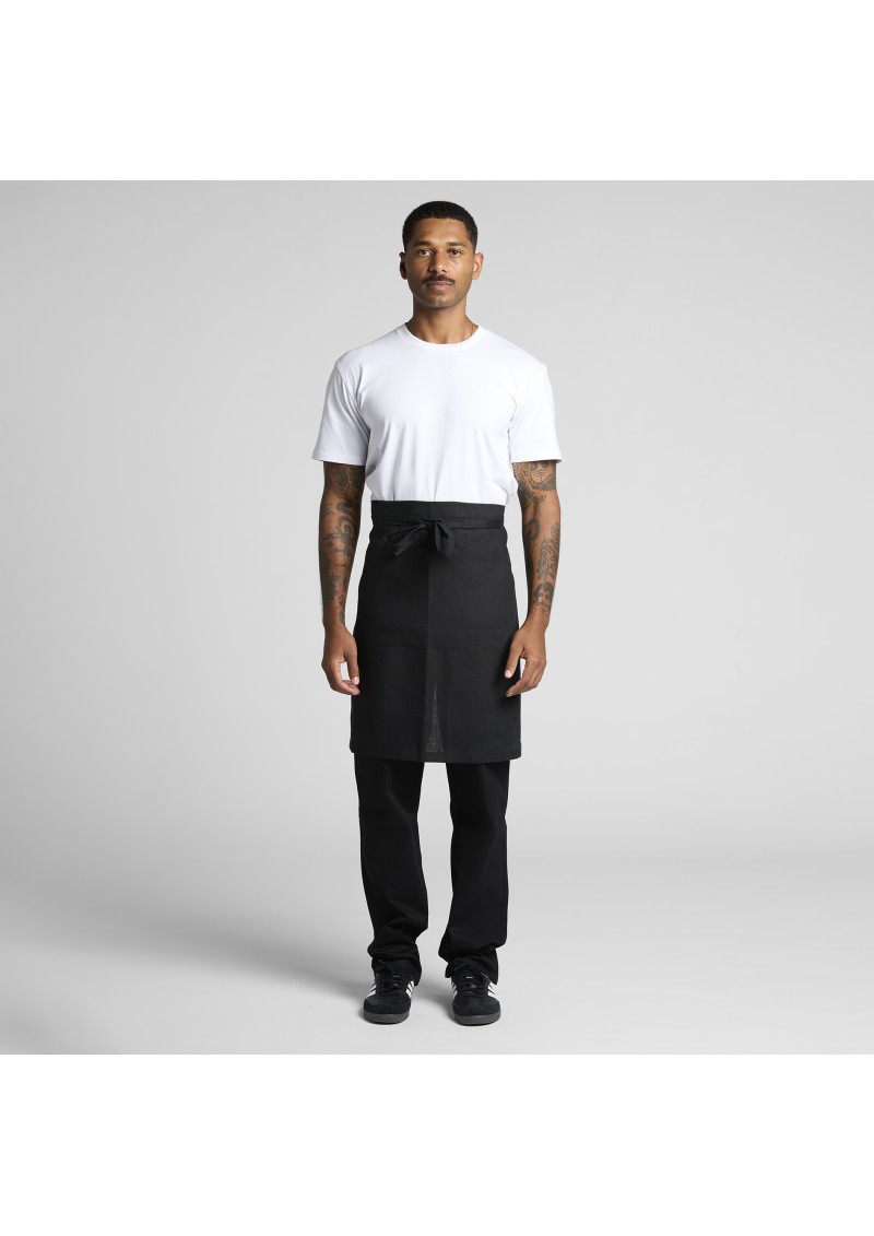 1087 - AS Colour Linen Half Apron
