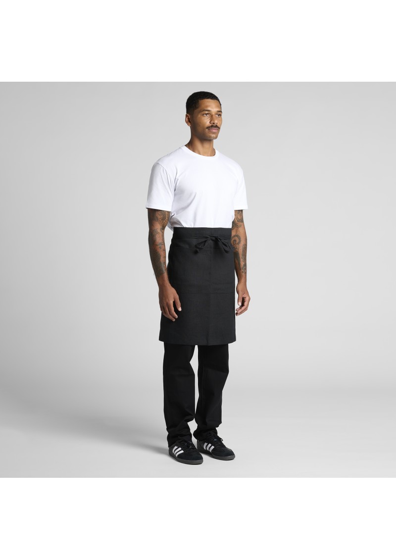 1087 - AS Colour Linen Half Apron