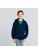 18600B-Gildan Heavy Blend Youth Full Zip Hooded Sweatshirt