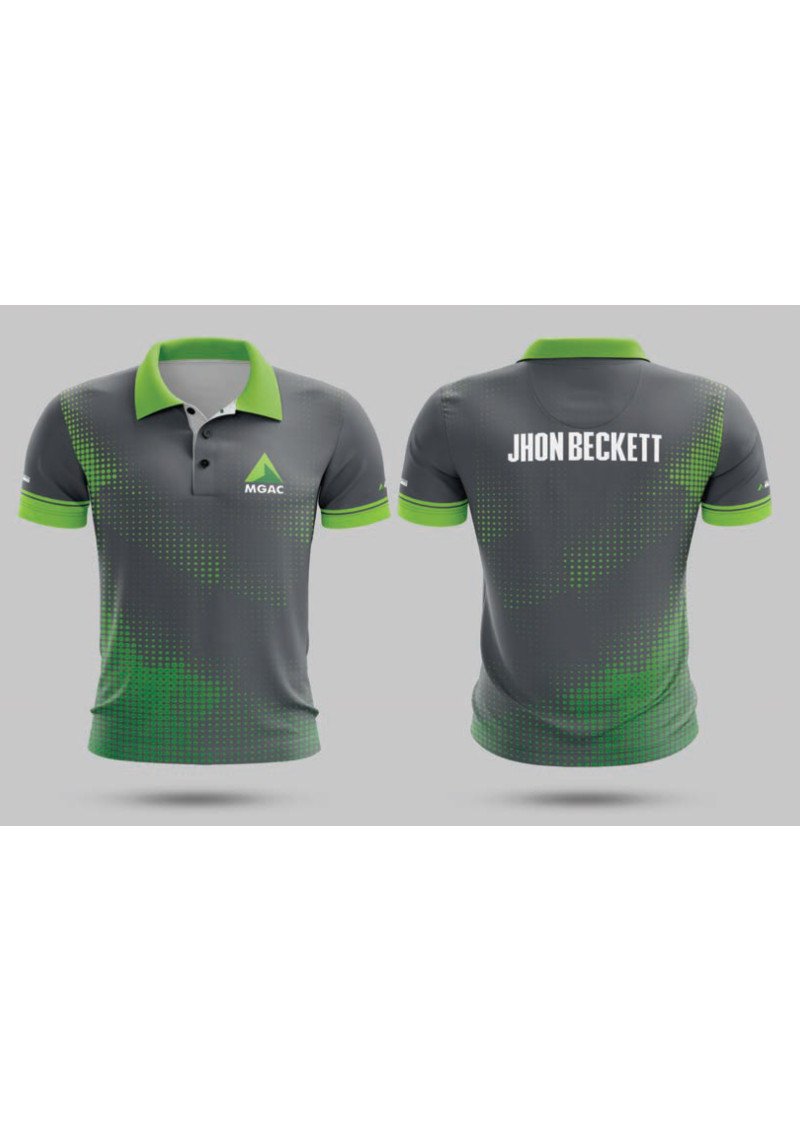 Green Archery Club Polo - Design 4