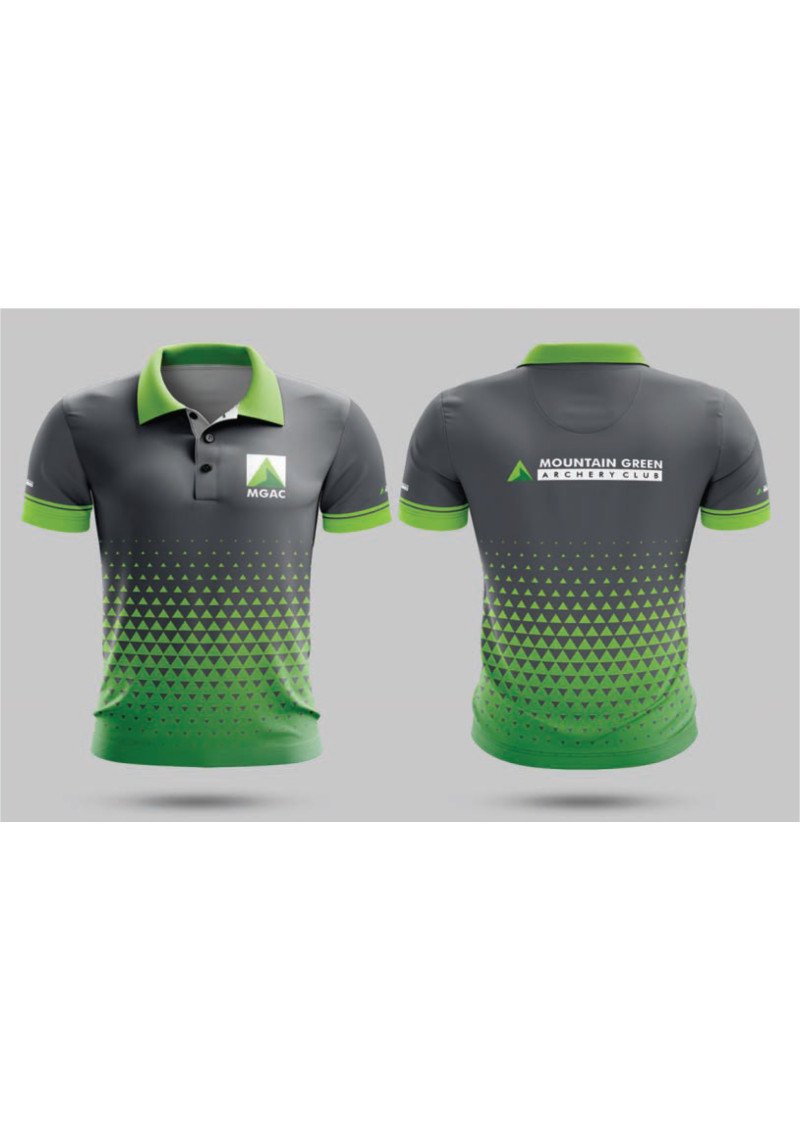 Green Archery Club Polo - Design 3