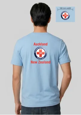 MENS Ice 100% Cotton T-Shirt+ Back Print - T10012-BRB