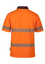 JB's Hi Vis S/S Segmented Tape Polo