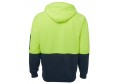 JB's Hi Vis Full Zip Fleecy Hoodie