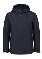 PODIUM ADULTS THREE LAYER HOODED SOFTSHELL JACKET
