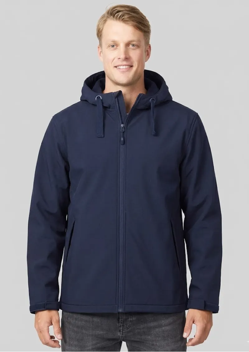 PODIUM ADULTS THREE LAYER HOODED SOFTSHELL JACKET
