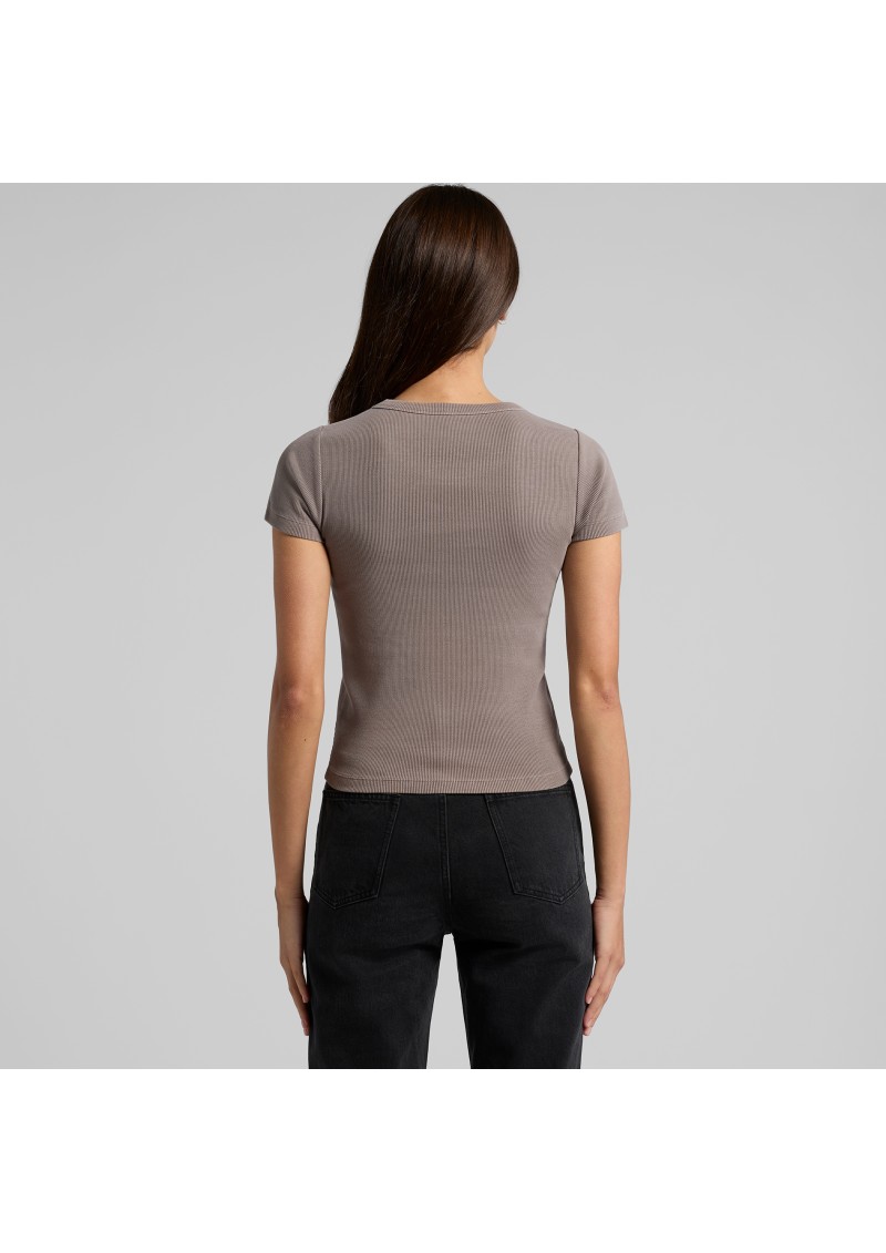 4036 - AS Colour Womens Faded Organic Rib Tee