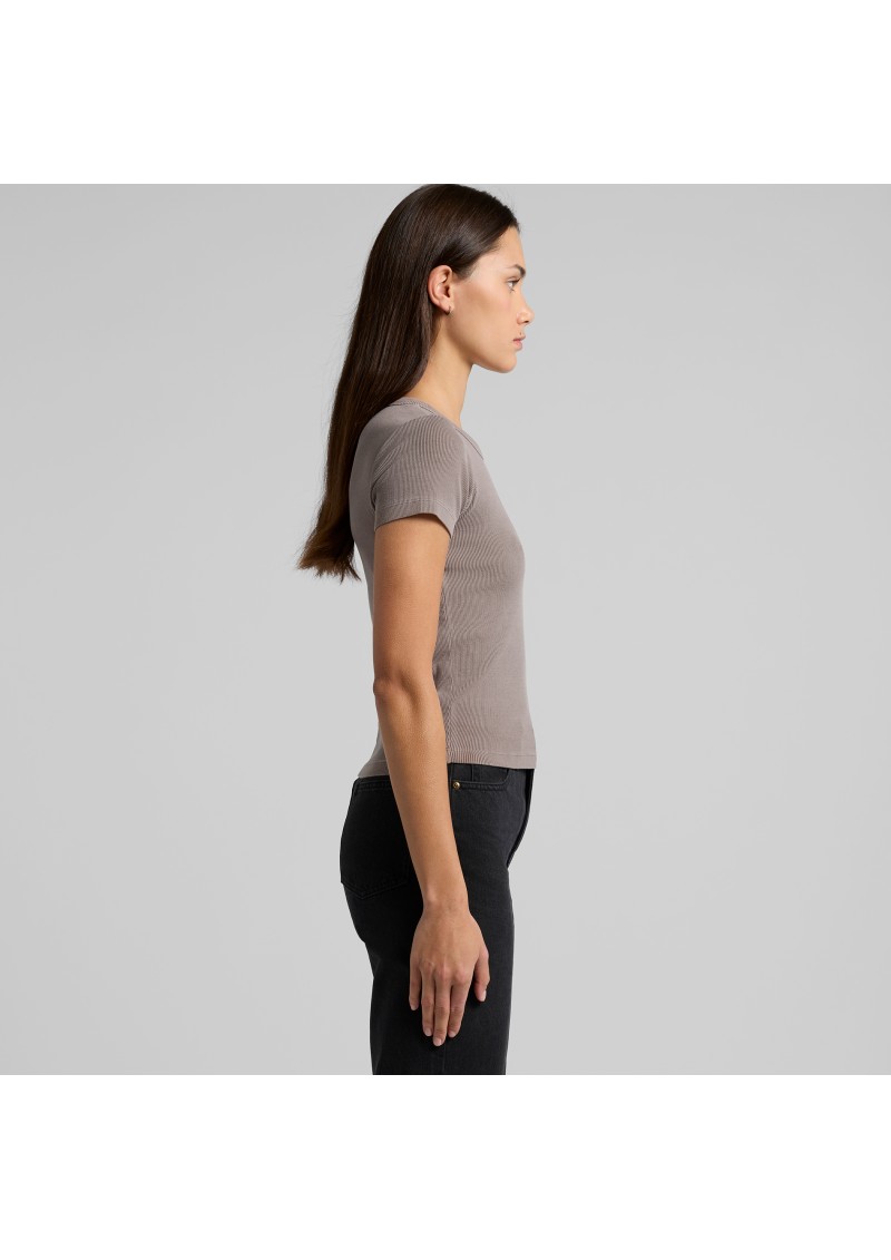 4036 - AS Colour Womens Faded Organic Rib Tee