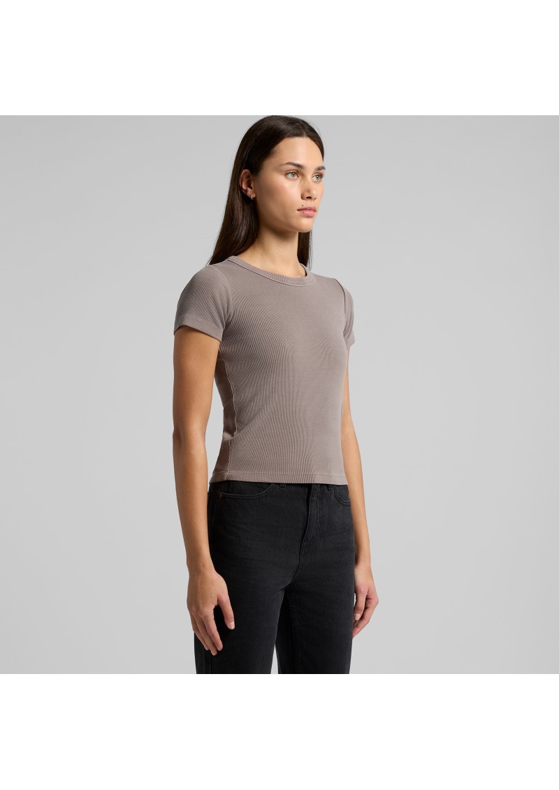 4036 - AS Colour Womens Faded Organic Rib Tee