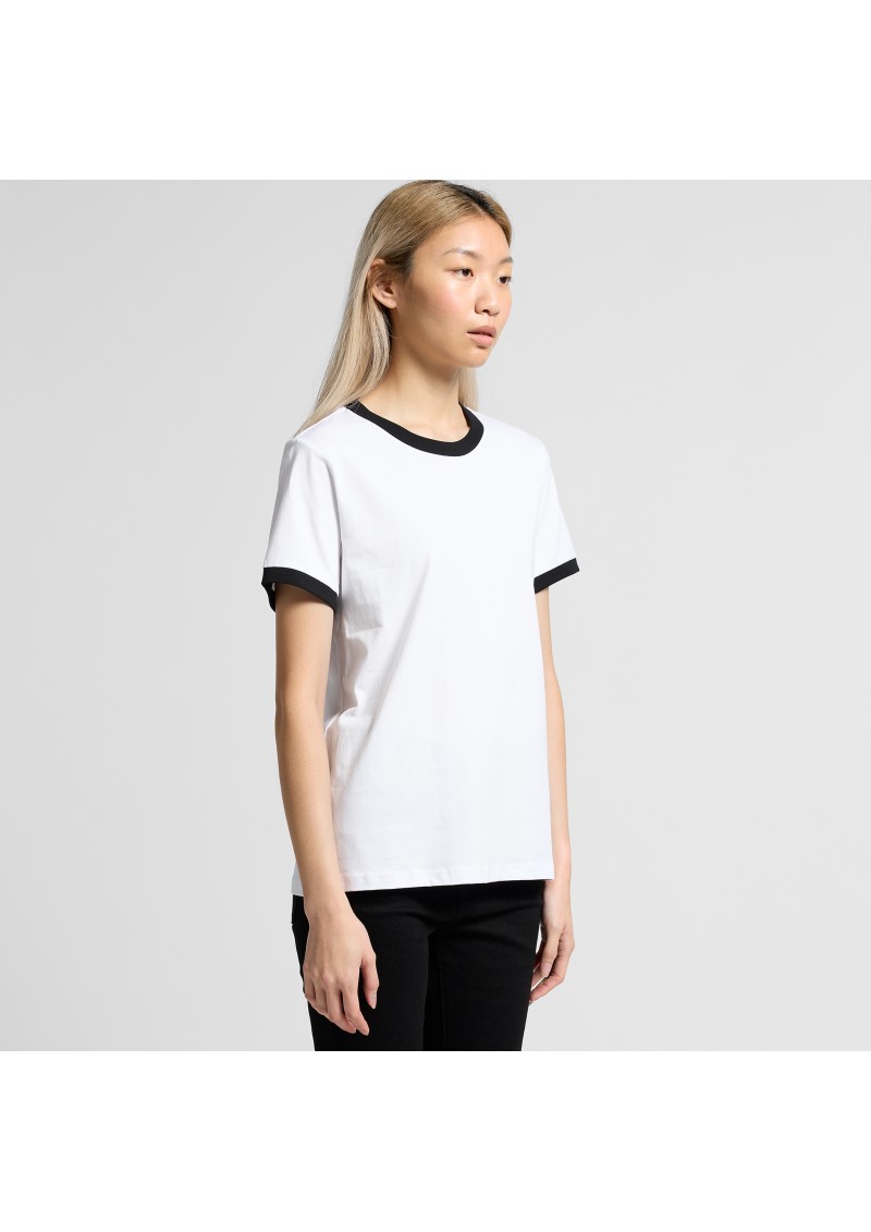 4053 - AS Colour Womens Maple Ringer Tee
